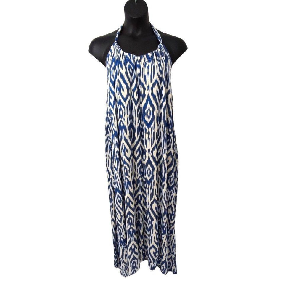 Elan Halter Maxi Dress Coverup One Size Free Size - Picture 3 of 12